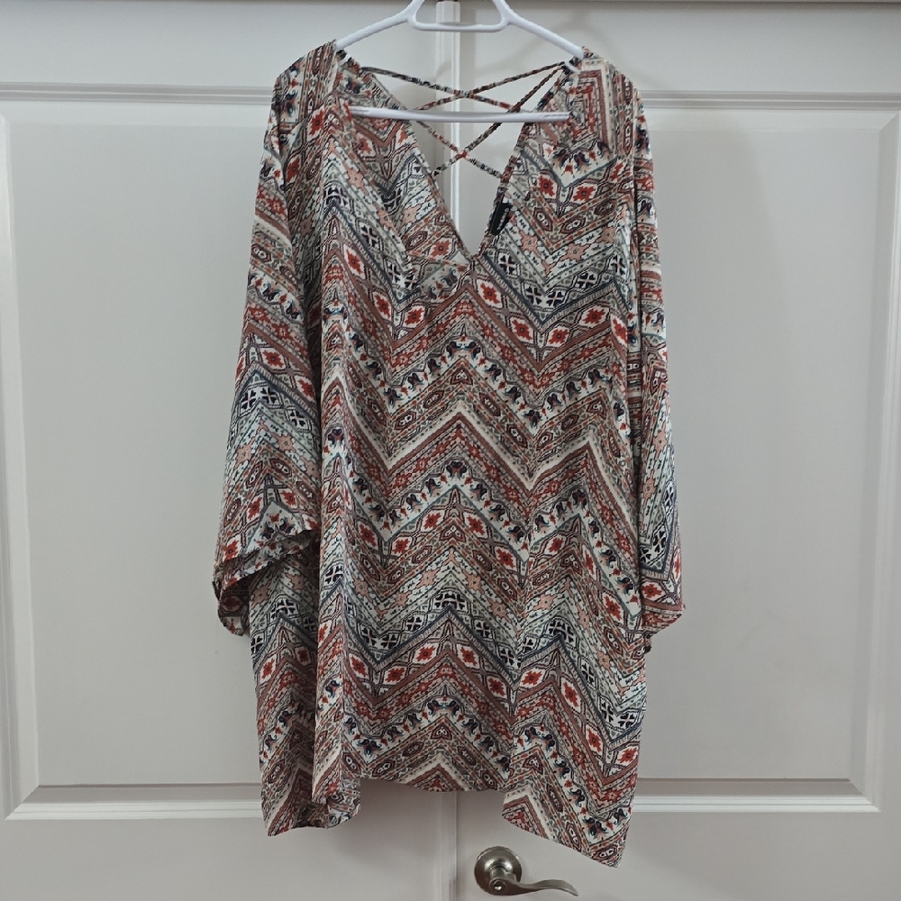 Like New: Torrid Multicolor Boho Tunic